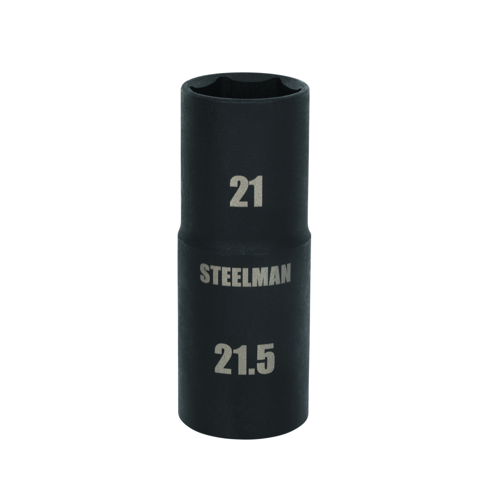 STEELMAN 1/2-Inch Drive 6-Point Thin Wall 21mm x 21.5mm Impact Flip Socket, Model# 60230